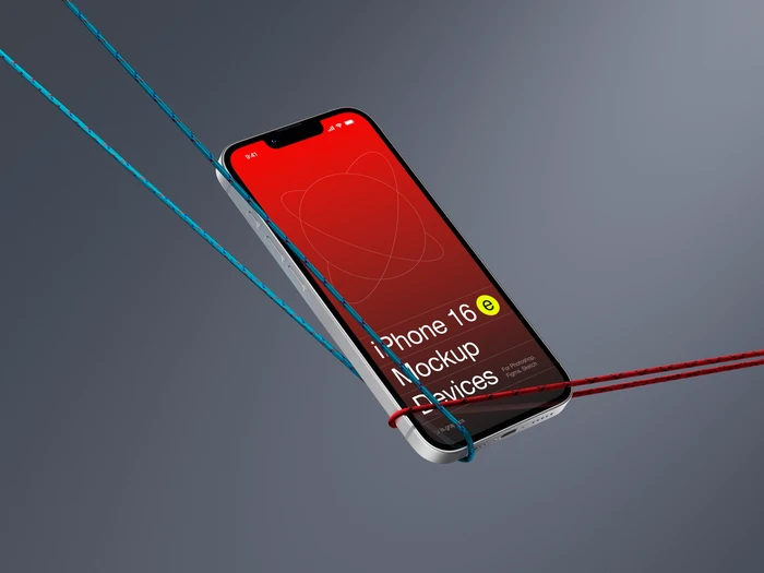 Z-Mockups, iPhone 16e, Scene 02