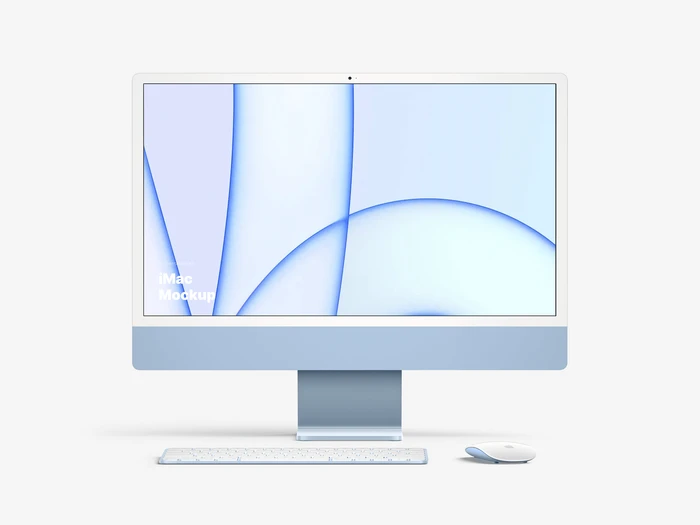 iMac 24-inch Mockups, 01