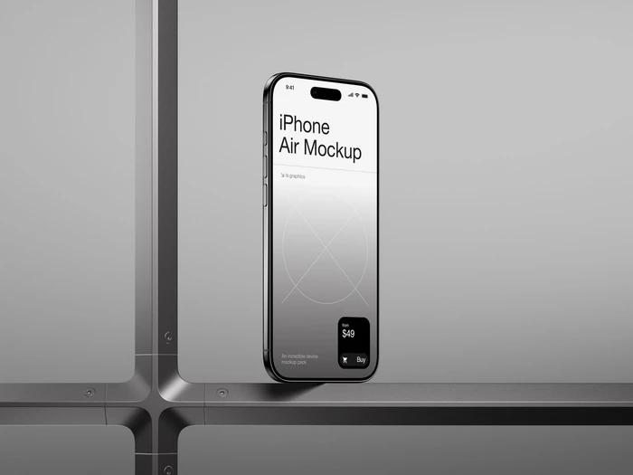 AH Mockup, iPhone Air, Scene 7