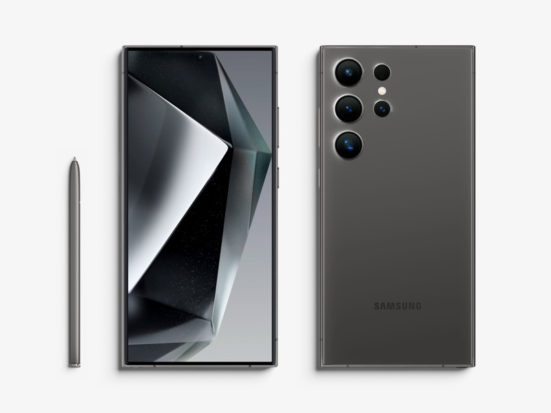 Samsung Galaxy S24 Ultra Mockup, Scene 05