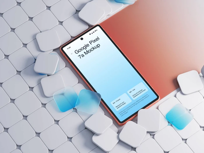 H-Mockups: Google Pixel 7a, 06