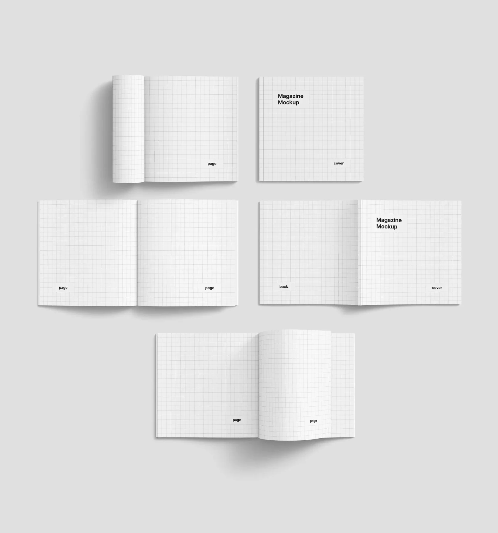 Magazine Mockup Bundle 56