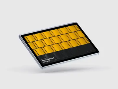 Microsoft Surface Book 2 Mockups