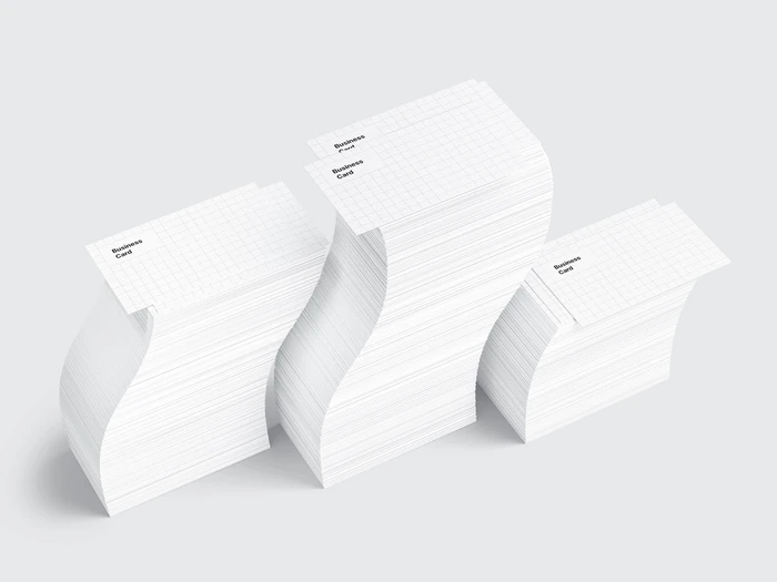 Business Card Mockups, US-Angled, 03