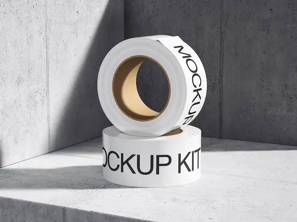 Qubus, Quality Rendered Duct Tape Mockups, EU, 22