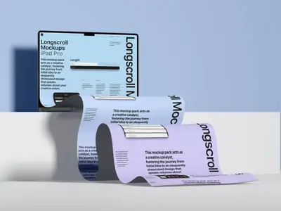 MacBook 16 Pro Longscroll Mockups