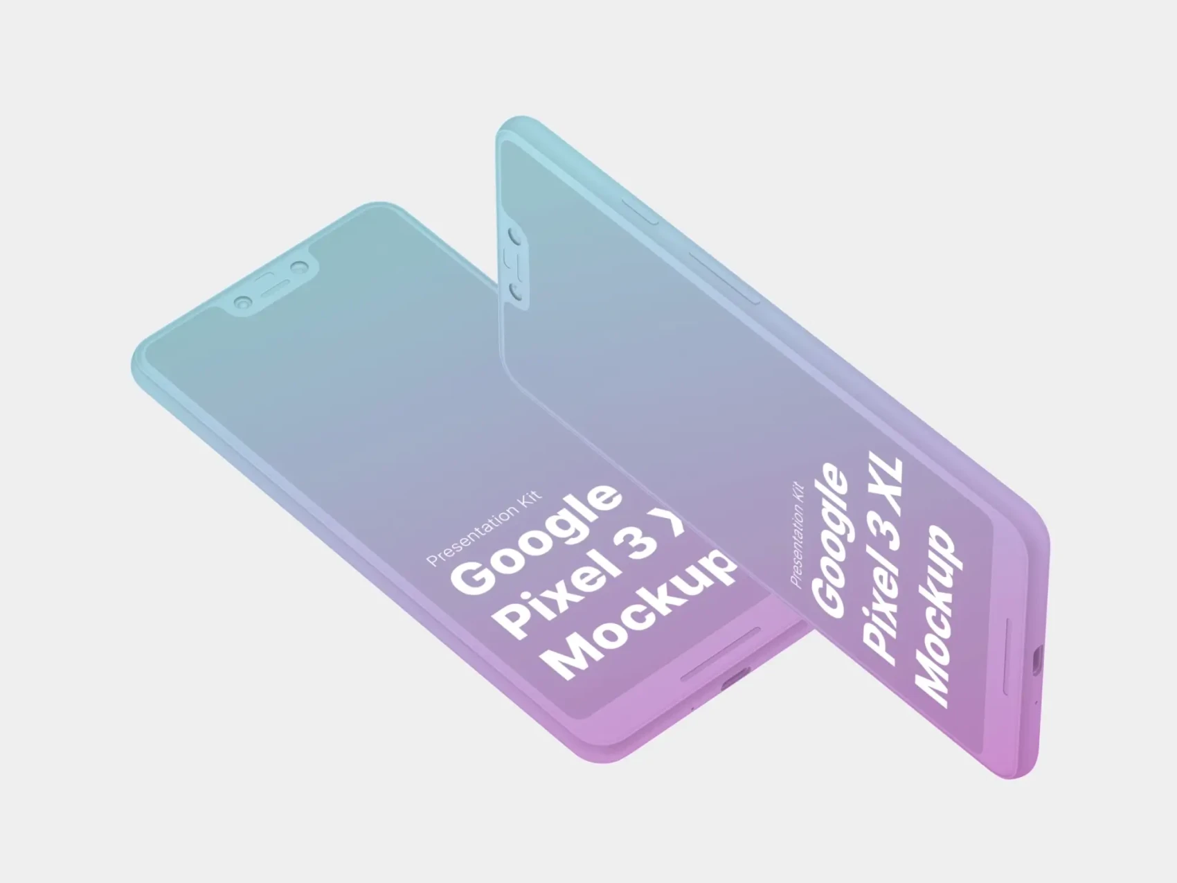 Google Pixel 3, Google Pixel 3 XL Mockups 81