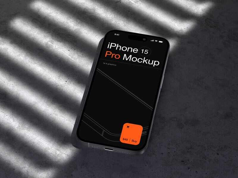 K-Mockups: iPhone 15 Pro 03
