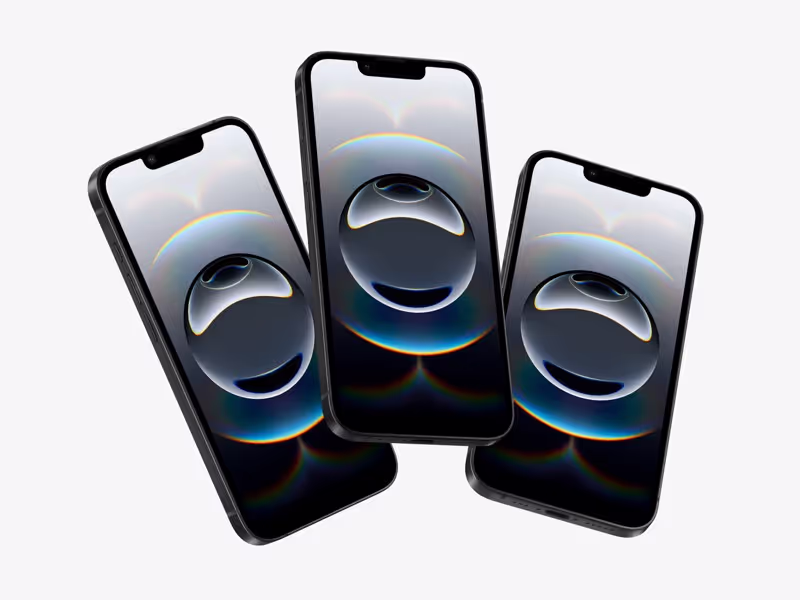 iPhone 16e Mockup, Scene 07