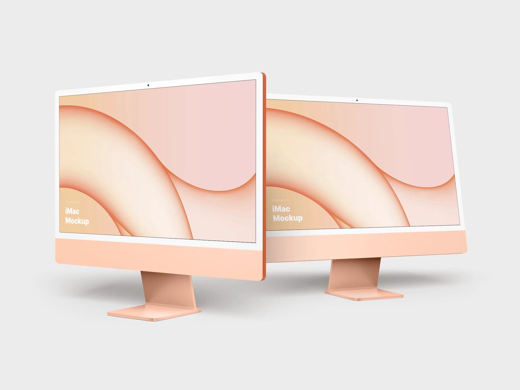 iMac 24-inch Mockups, 12 5