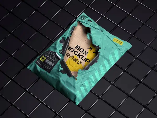 Bvge, Box Mockup, Packaging Mockup and Sticker Mockup, 06