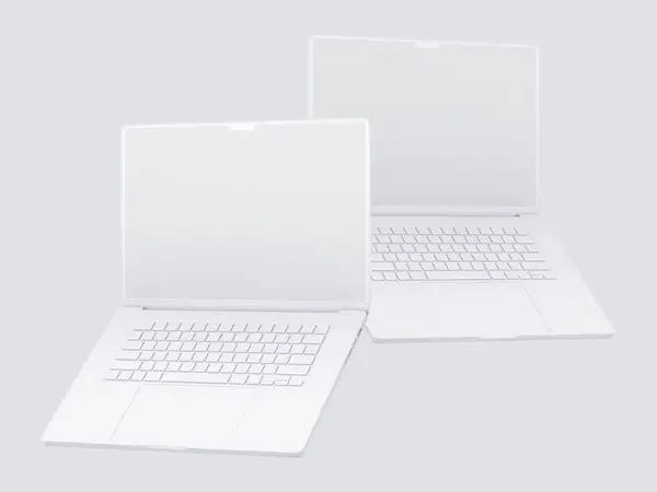MacBook Pro 16 inch Clay Mockups, 11