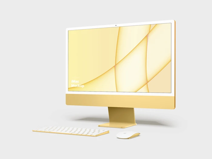 iMac 24-inch Mockups, 06