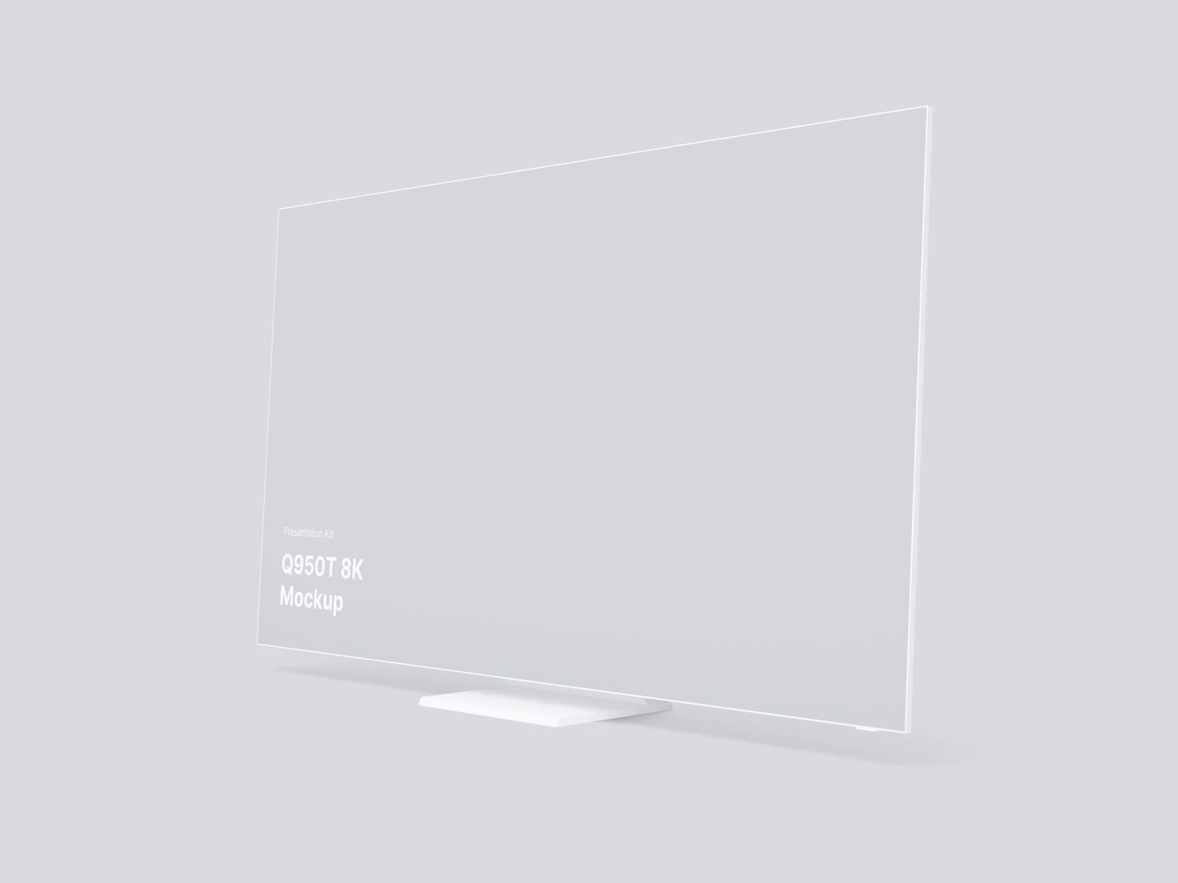 Samsung TV Clay Mockups (Q950T 8K), 03 1