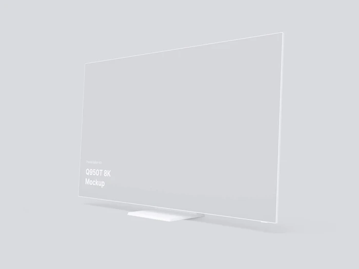 Samsung TV Clay Mockups (Q950T 8K), 03