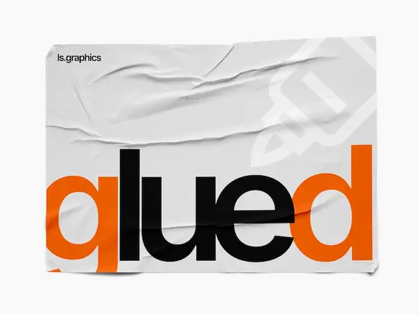 Glued Paper Mockup, EU, Simple, 12