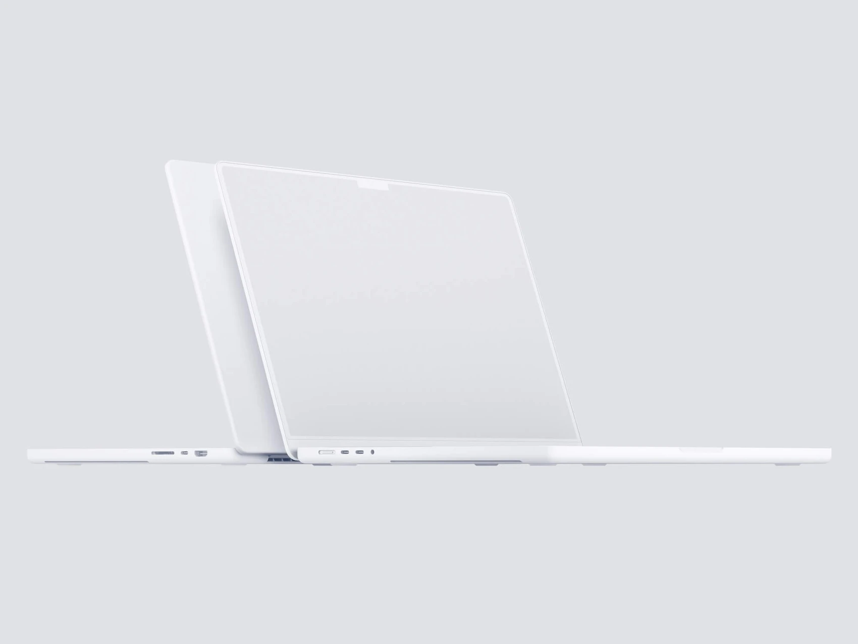 MacBook Pro 16 inch Clay Mockups, 12 1