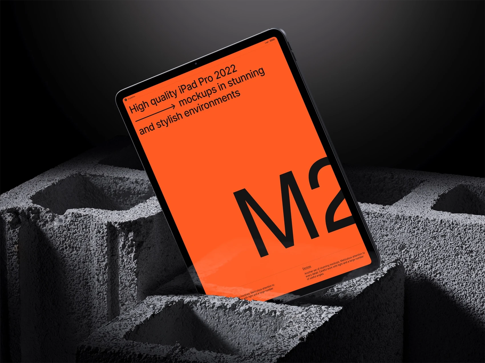 D-Mockups: iPad Pro, 02 1