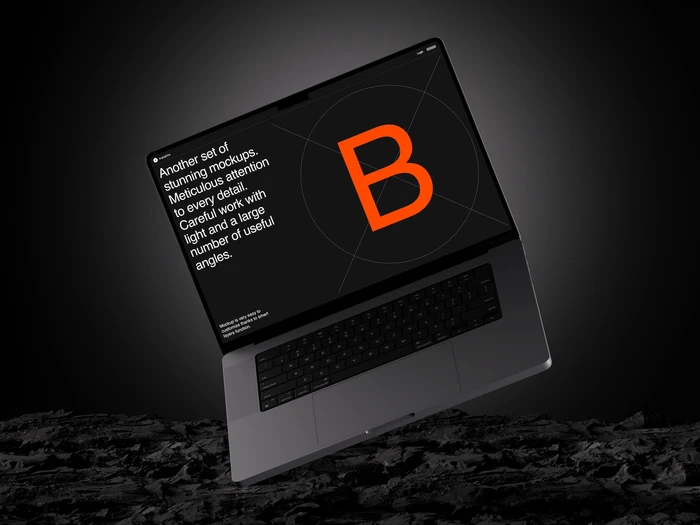 B-Mockups: Macbook Pro, 05