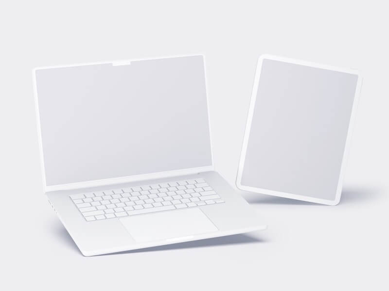 Apple Mockups Bundle, Clay, 24