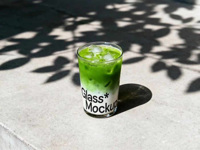 Glass Cup Mockup