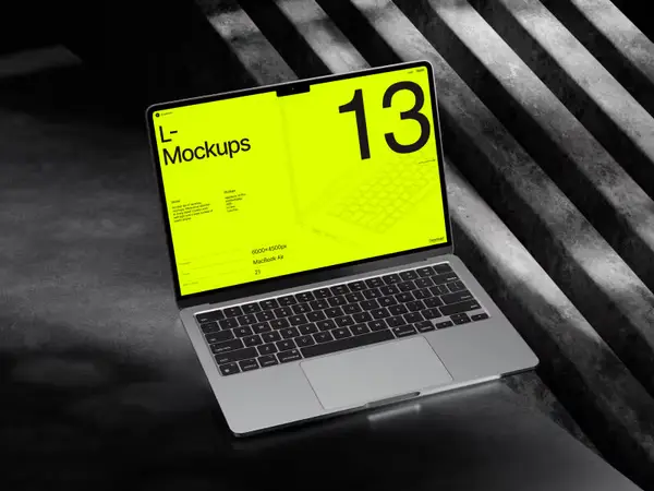 Free L-Mockups: MacBook Air