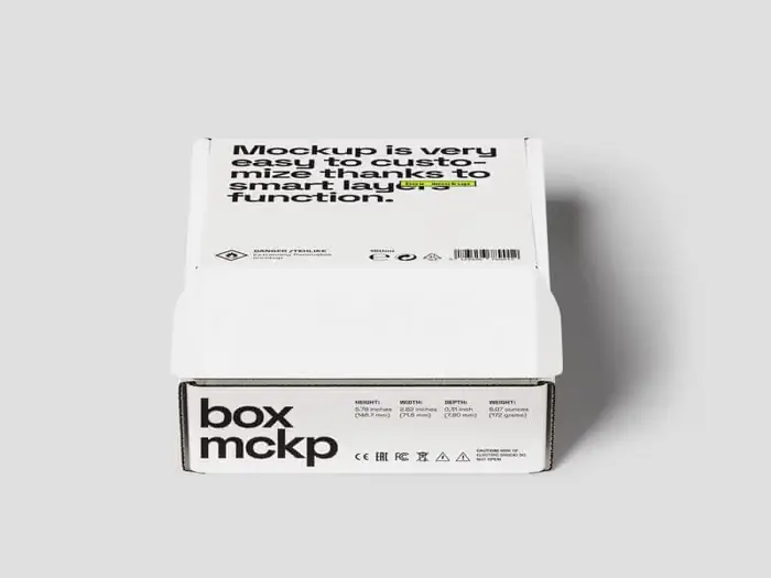 Box Mockup, Scene 07