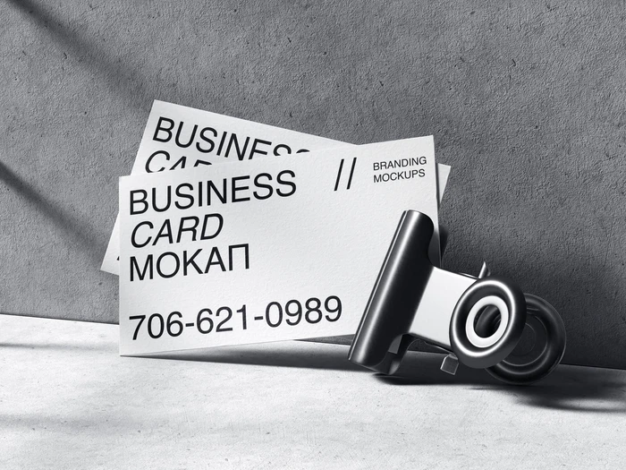 Qubus, Highest Quality Business Card Mockups, EU, 02