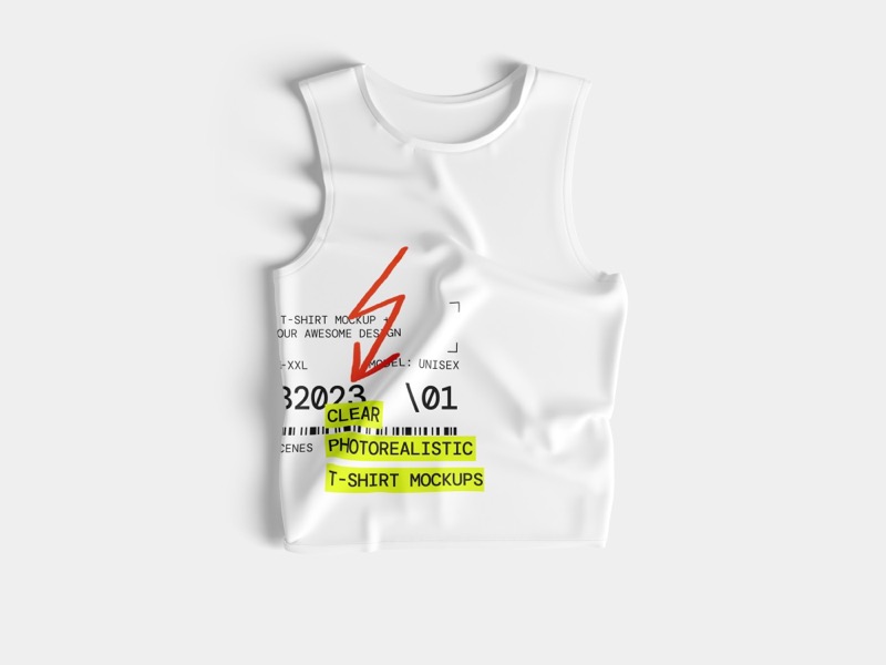 T-Shirt Mockup, Style 03, 01