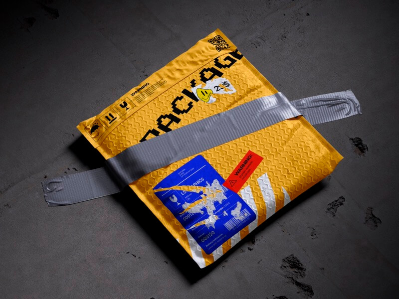 Bvge, Packaging Mockup, Duct Tape Mockup and Sticker Mockups, 03