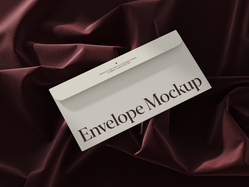 Muele, Beautiful Envelope Mockup, EU, Scene 02