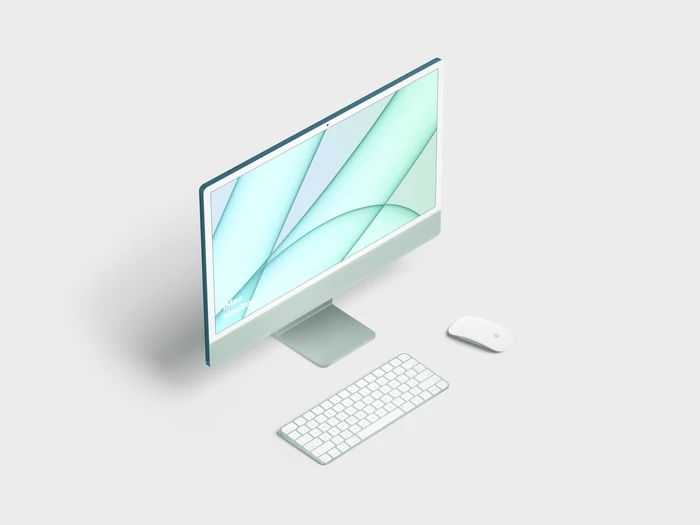 iMac 24-inch Mockups, 04