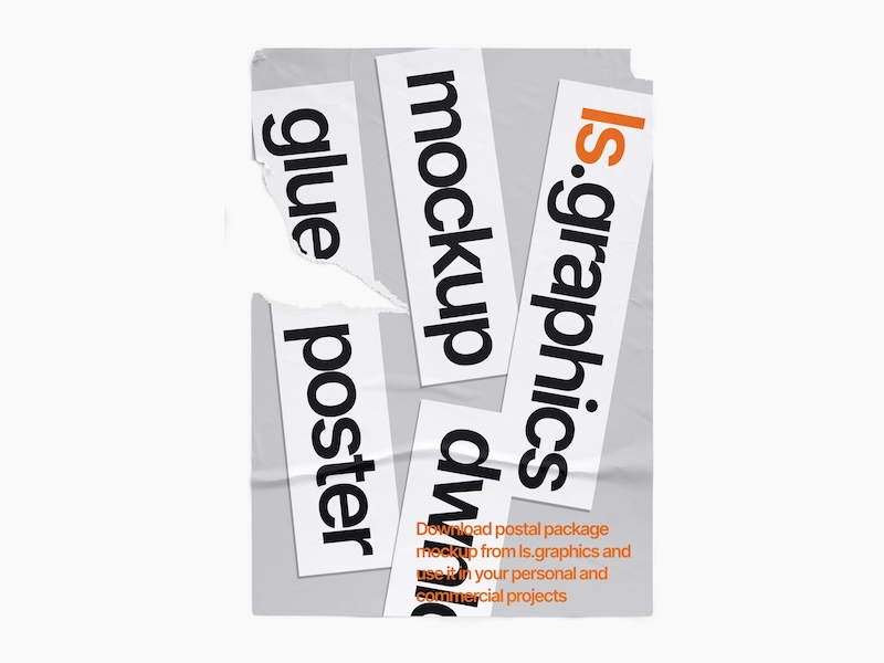 Glued Paper Mockup, EU, Glossy, 15