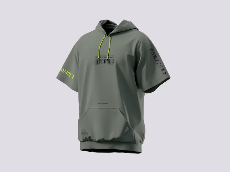 Hoodie front view mockup, 04