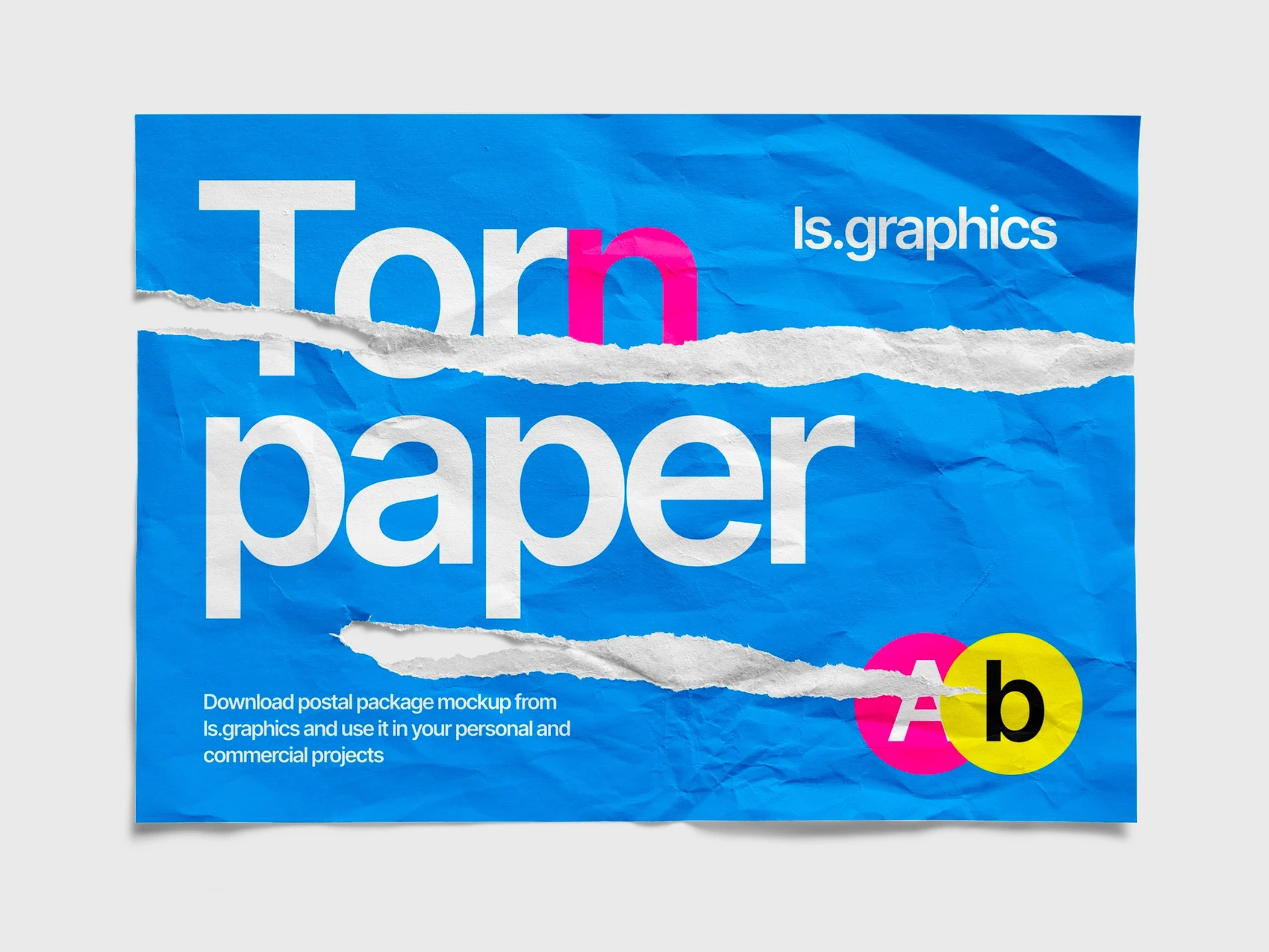 Torn Simple Poster Mockup, EU, 12 1