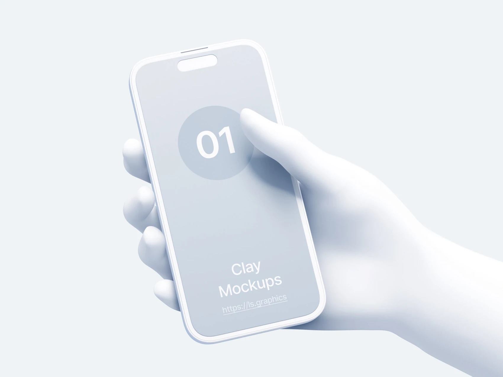 Hands Clay Mockups, 13 1