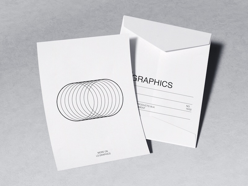 Qubus, Paper Mockup, Envelope Mockup, US, 28