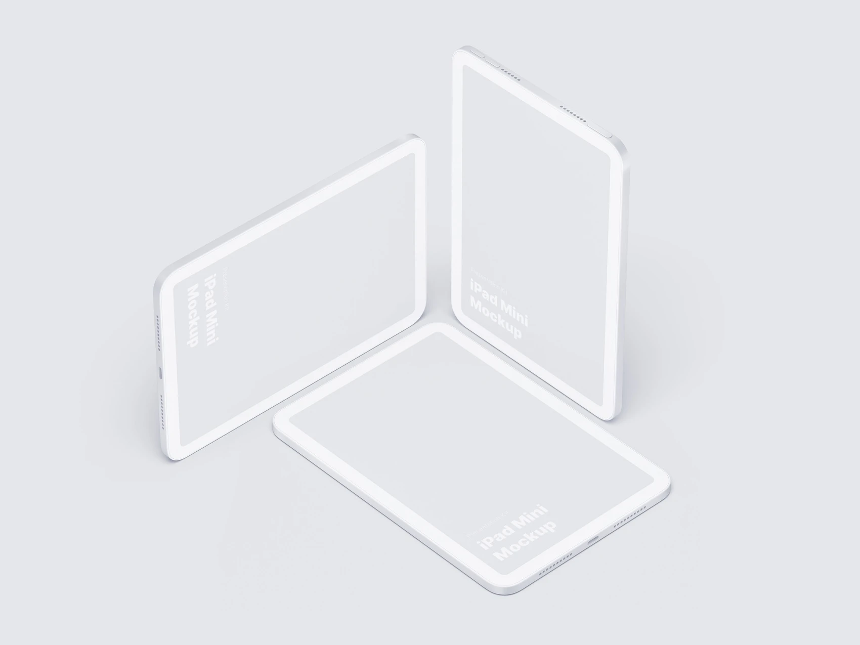 iPad Mini Clay Mockups, 14 1