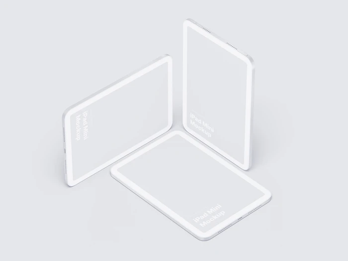 iPad Mini Clay Mockups, 14