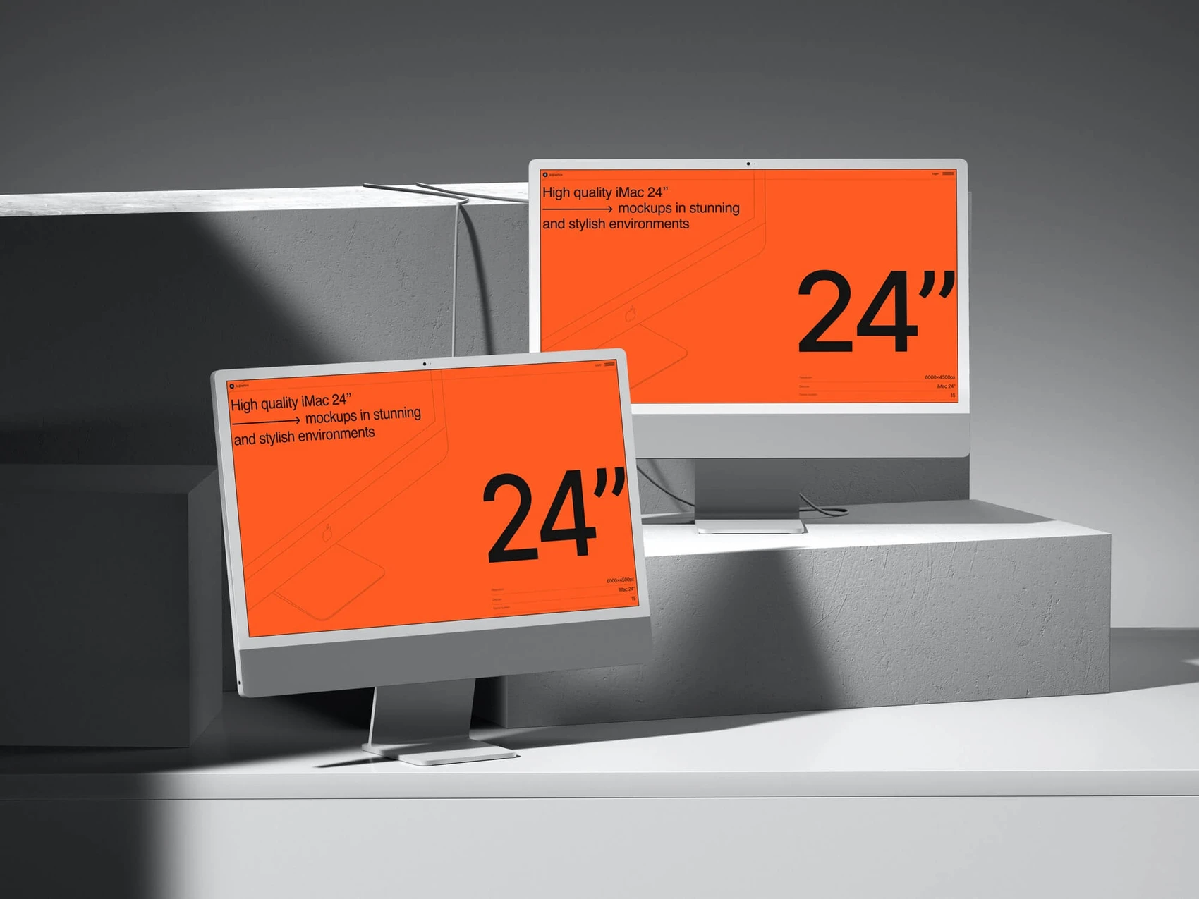 G-Mockups: iMac 24", 02 1