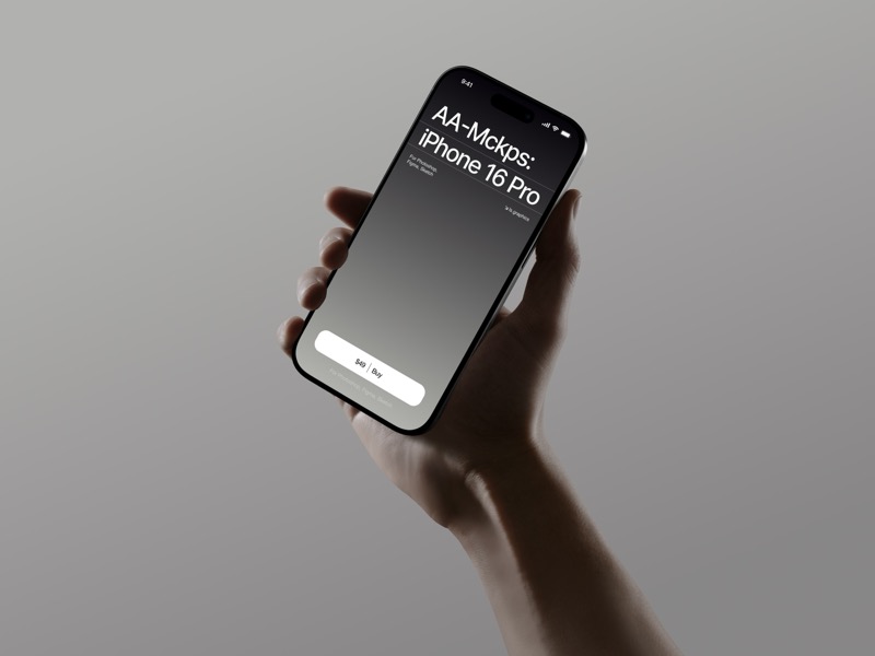 AA-Mockups: iPhone 16 Pro, Scene 20