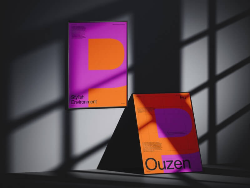 Ouzen, Frame Mockup, EU, 04