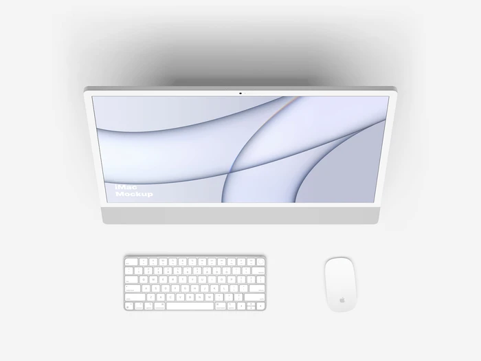 iMac 24-inch Mockups, 10