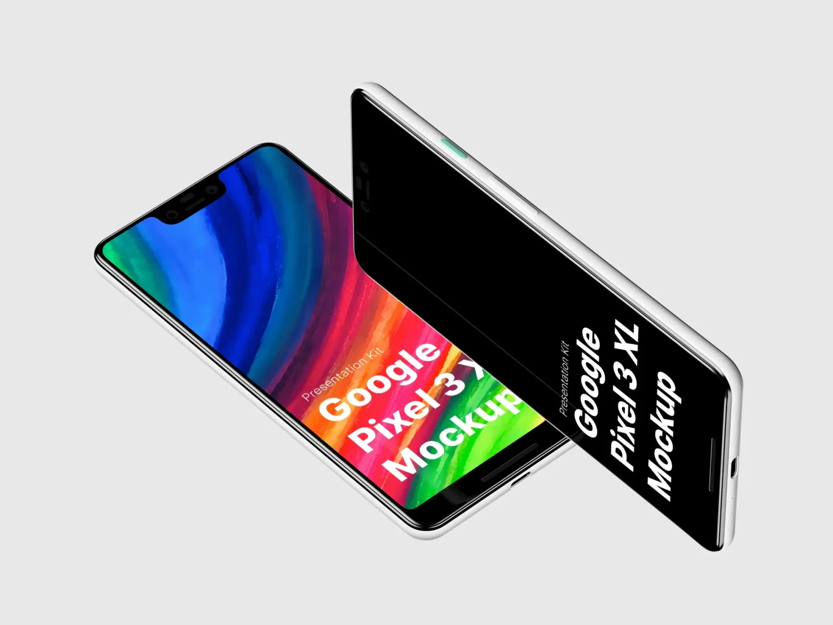 Google Pixel 3, Google Pixel 3 XL Mockups 31