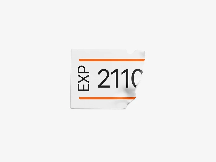 Glossy Sticker Mockup, Scene 43