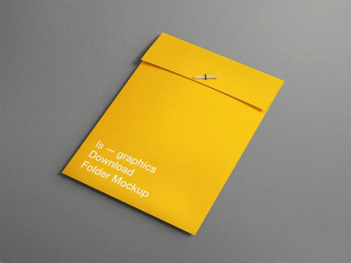 Free A4 Folder Mockup