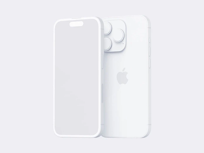 iPhone 14 Pro Clay Mockup, 09