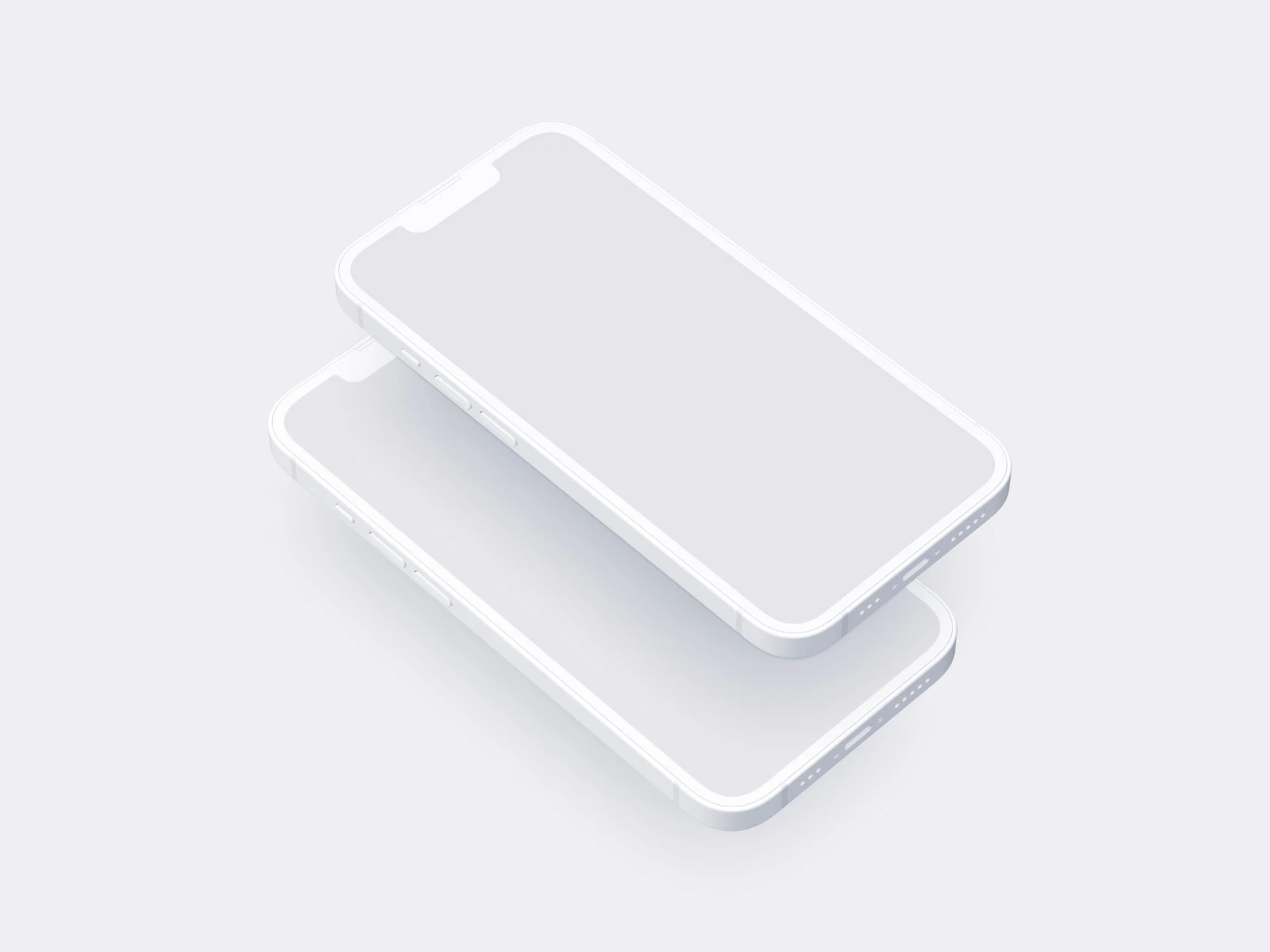 iPhone 14 Clay Mockup, 19 1