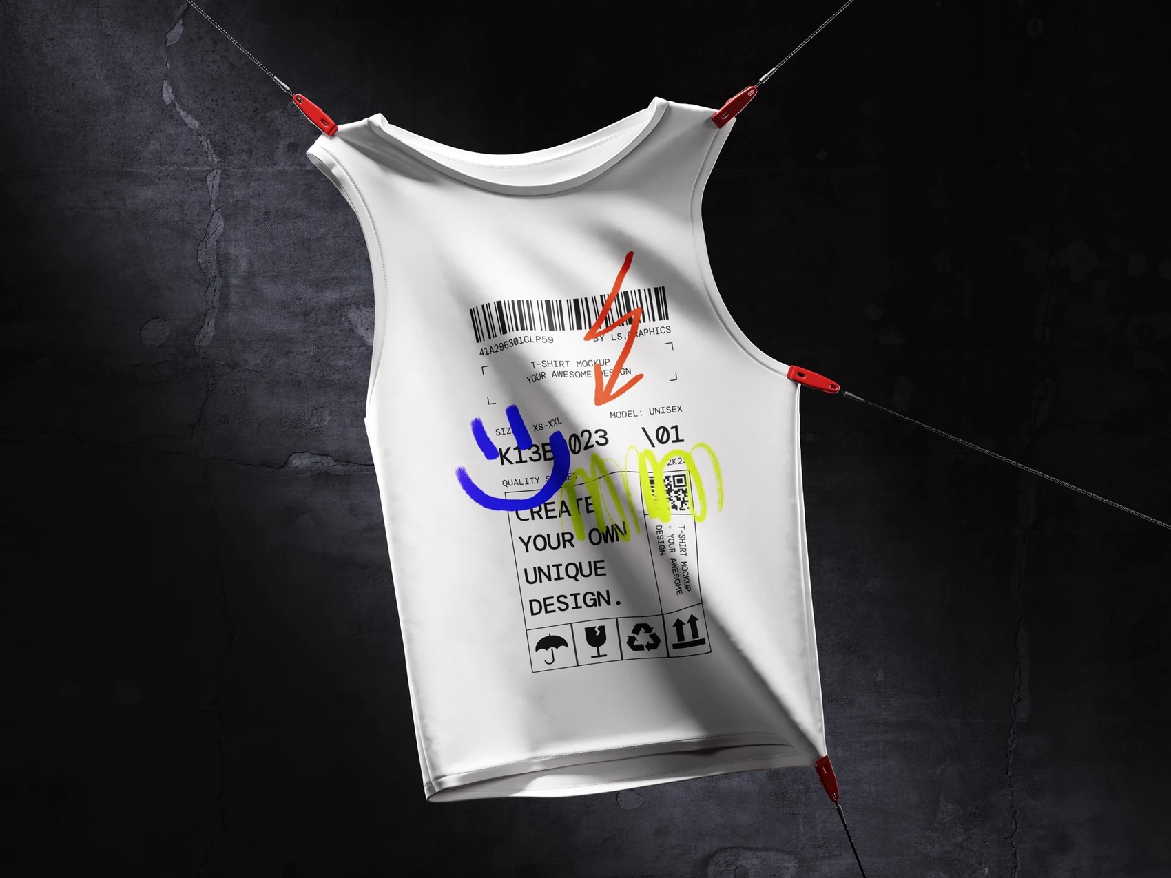 T-Shirt Mockup, Style 04, 07 1