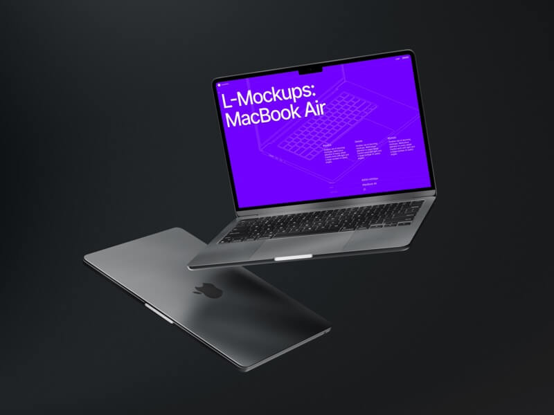 L-Mockups: MacBook Air 01